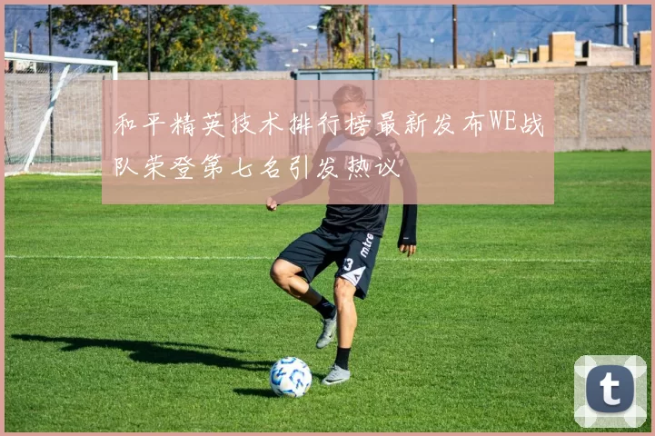 和平精英技术排行榜最新发布WE战队荣登第七名引发热议
