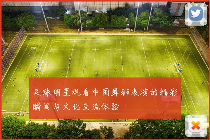 足球明星观看中国舞狮表演的精彩瞬间与文化交流体验